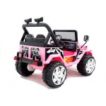 Elektrické autíčko Jeep S618- nelakované - ružové